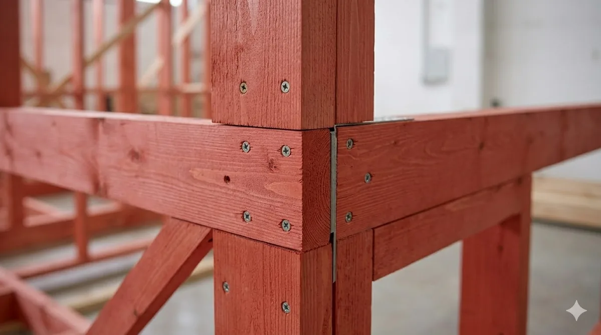 Каркас и доски для модульного дома